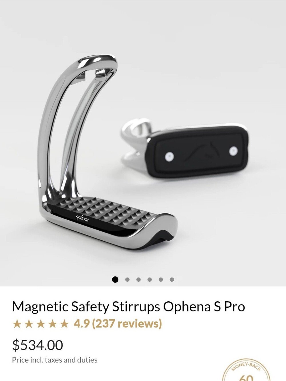 Ophena Pro S Stirrups Magnetic 🧲